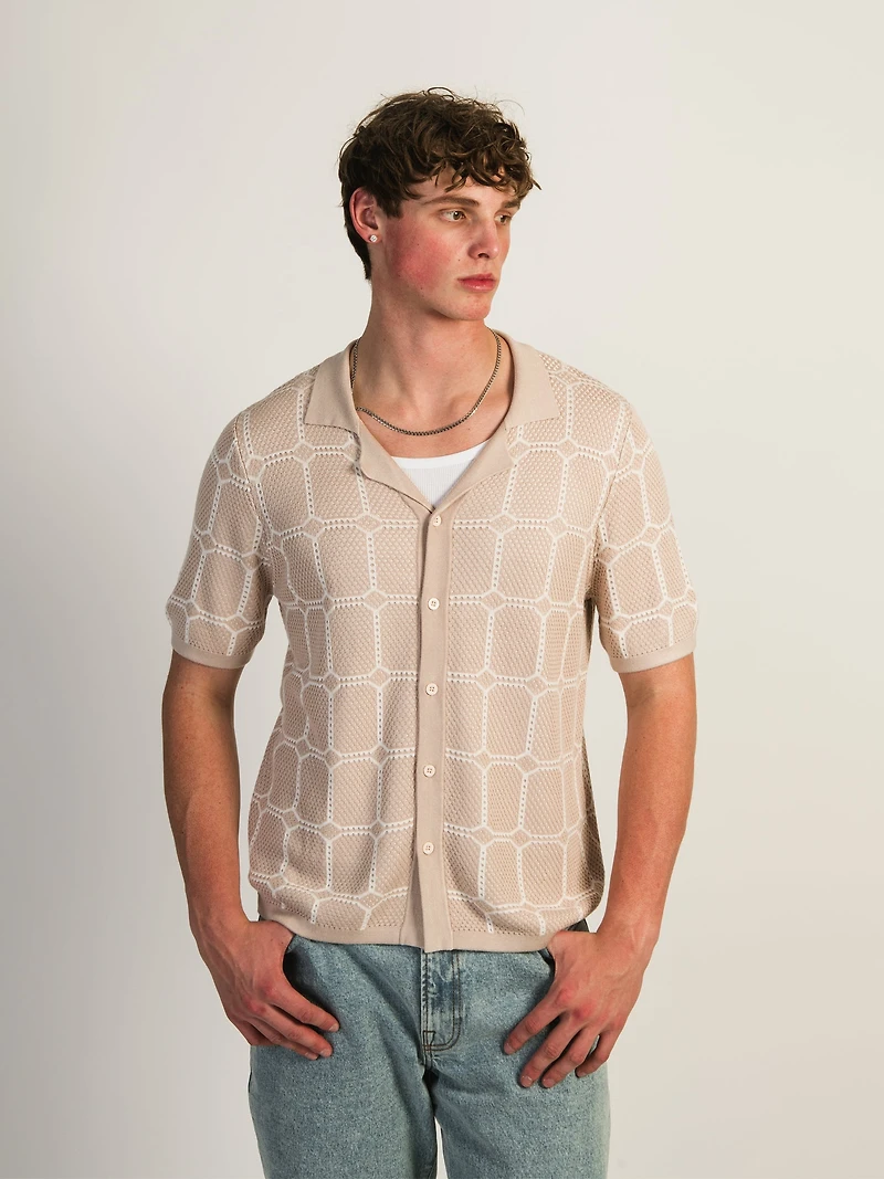 CHEMISE KOLBY KNIT - PEBBLE