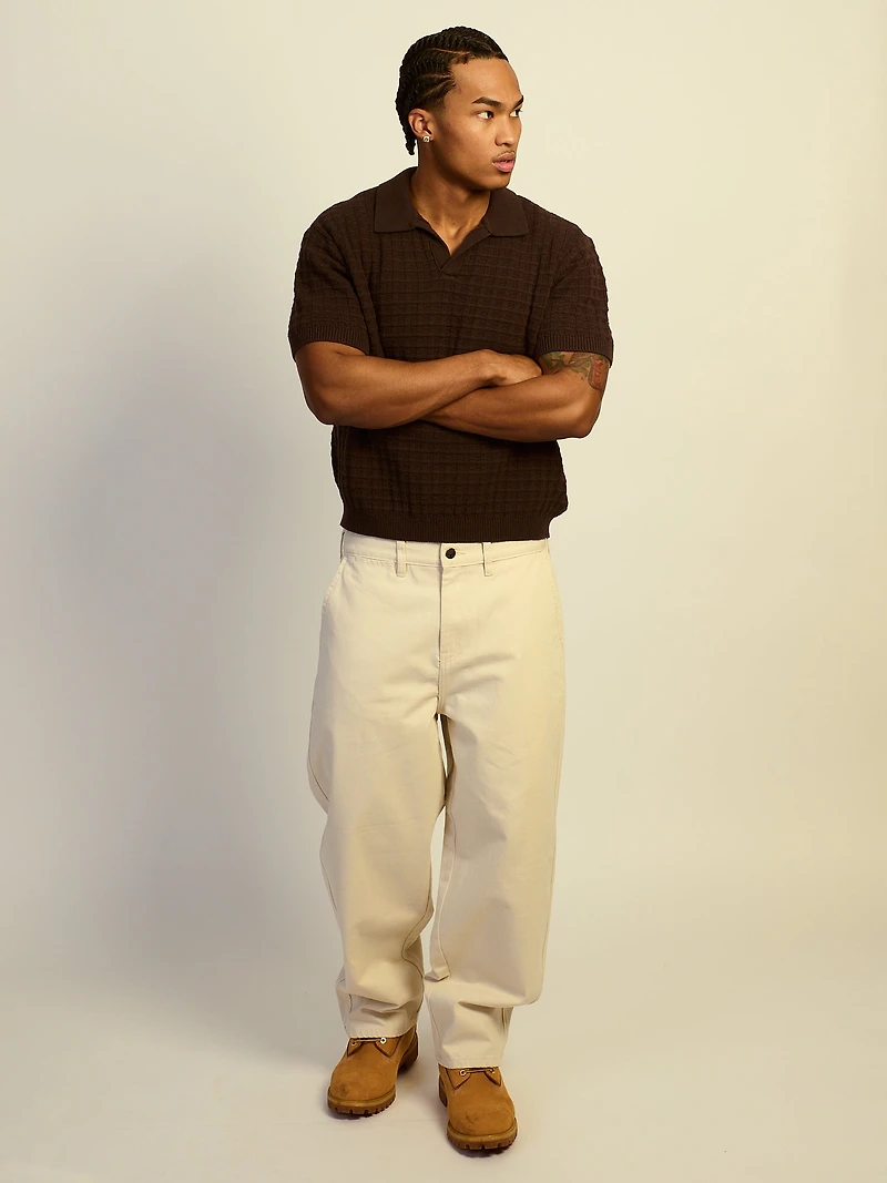 POLO AMPLE KOLBY KNIT – IRON