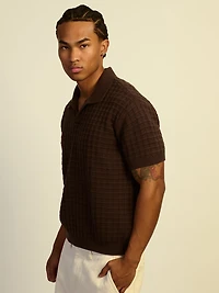 KOLBY - POLO EN TRICOT À COUPE DÉCONTRACTÉE FER REPASSER