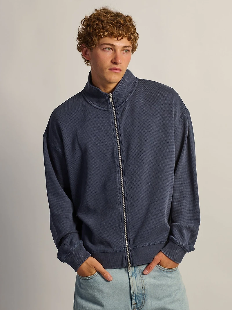 VESTE DE SURVÊTEMENT LOURDE KOLBY - CARBONE MARINE
