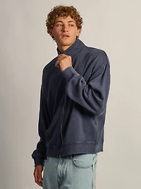 HEAVYWEIGHT TRACK JACKET - CHARCOAL NAVY