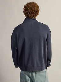 HEAVYWEIGHT TRACK JACKET - CHARCOAL NAVY