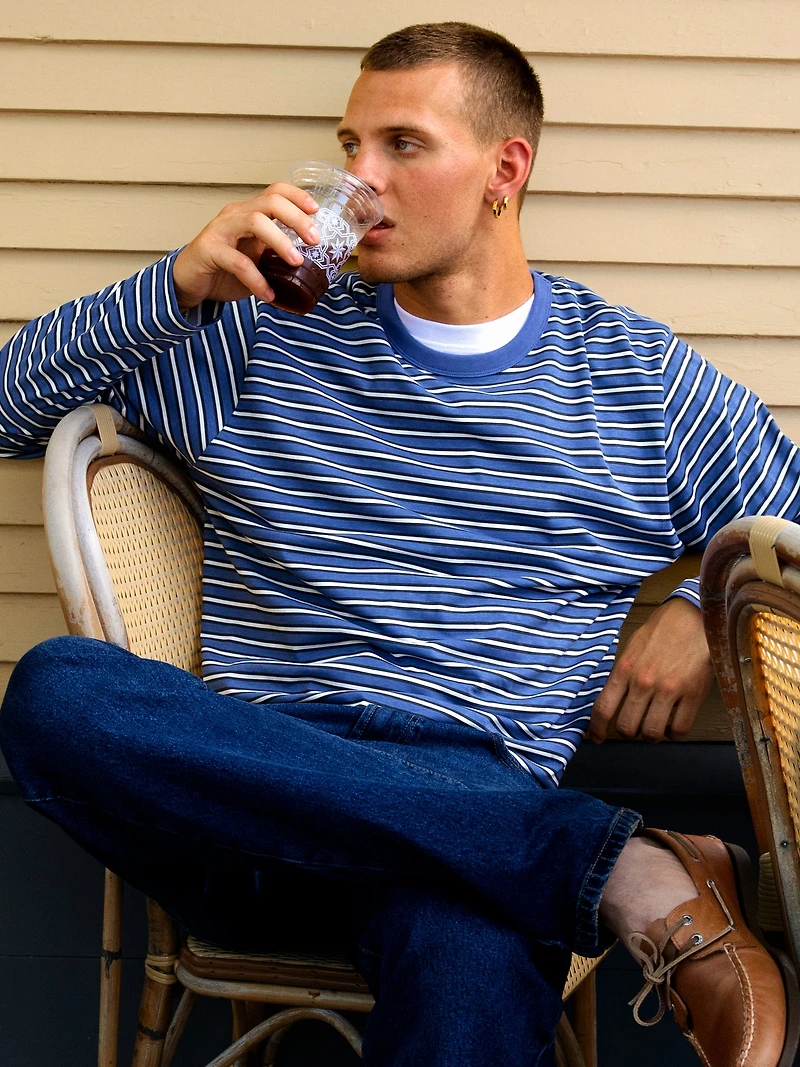 KOLBY ESSENTIAL BAGGY LONG SLEEVE TEE