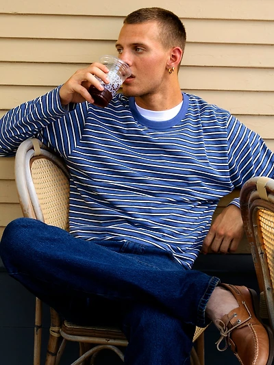 KOLBY ESSENTIAL BAGGY LONG SLEEVE TEE