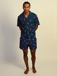 KOLBY LOBSTER SC WOVEN SHIRT - NAVY