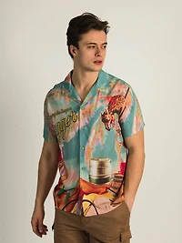 KOLBY RAYON PRINTED SHIRT - CLEARANCE