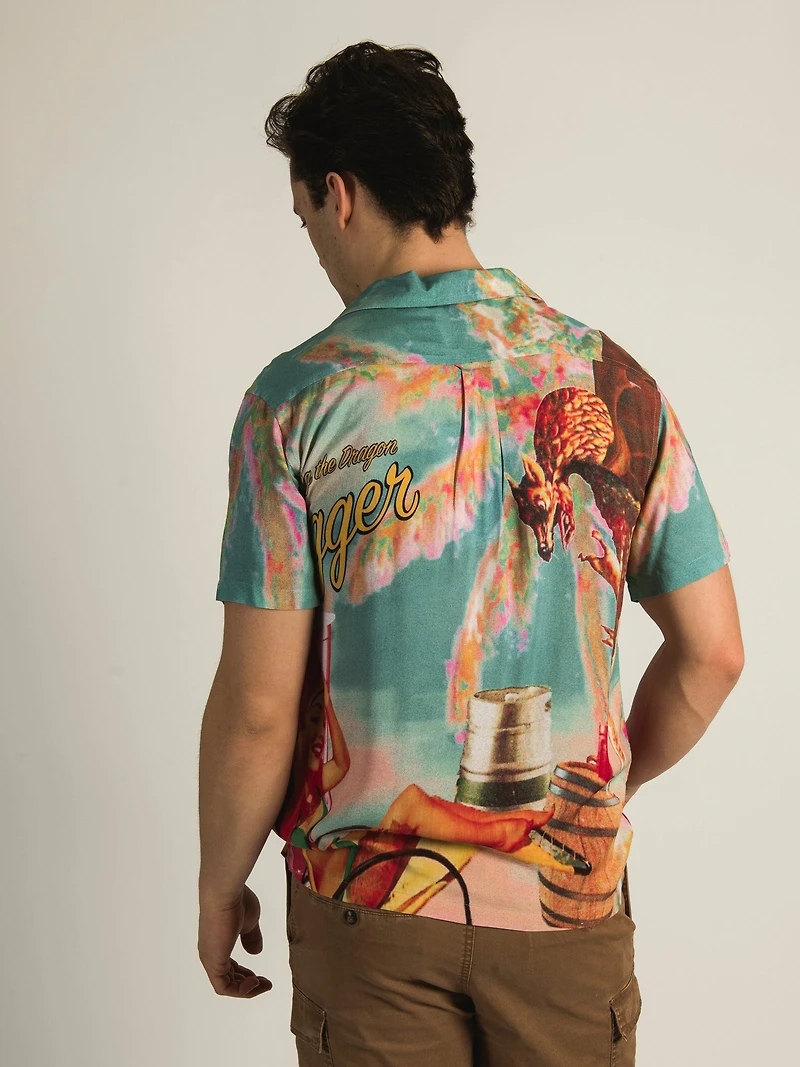 KOLBY RAYON PRINTED SHIRT - CLEARANCE