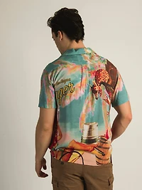 KOLBY RAYON PRINTED SHIRT - CLEARANCE