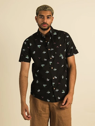 KOLBY ARCHER DITSY SHORT SLEEVE T-SHIRT - CLEARANCE