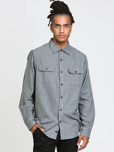 HART MELANGE BUTTON UP POUR HOMME