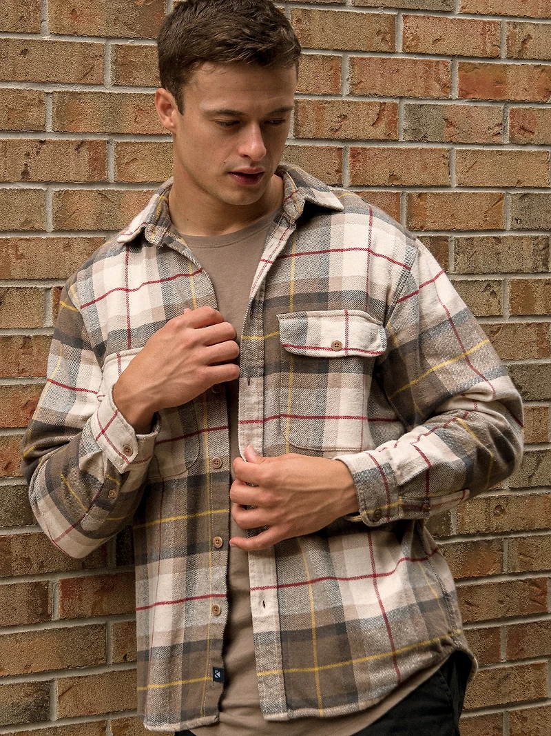 FLANELLE TEINTURE FIL KOLBY TREX - DÉGAGEMENT