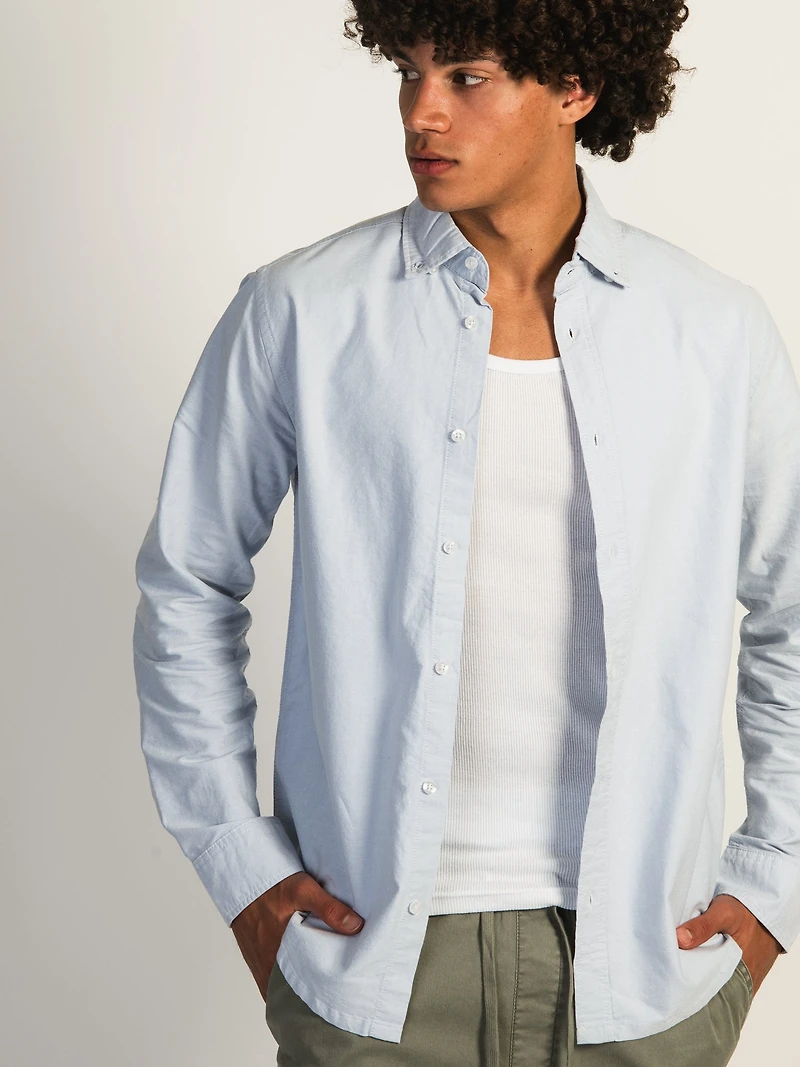 CHEMISE KOLBY OXFORD – BLEU CLAIR