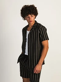CHEMISE KOLBY À RAYURES – NOIR