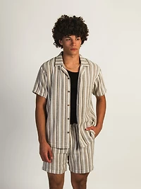 KOLBY STRIPE SHIRT - CREAM