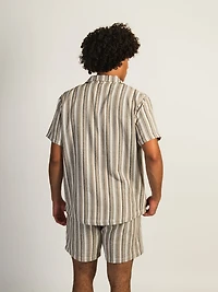 KOLBY STRIPE SHIRT - CREAM