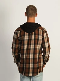 KOLBY CLASSIC 2 POCKET HOODIE- RUST - CLEARANCE
