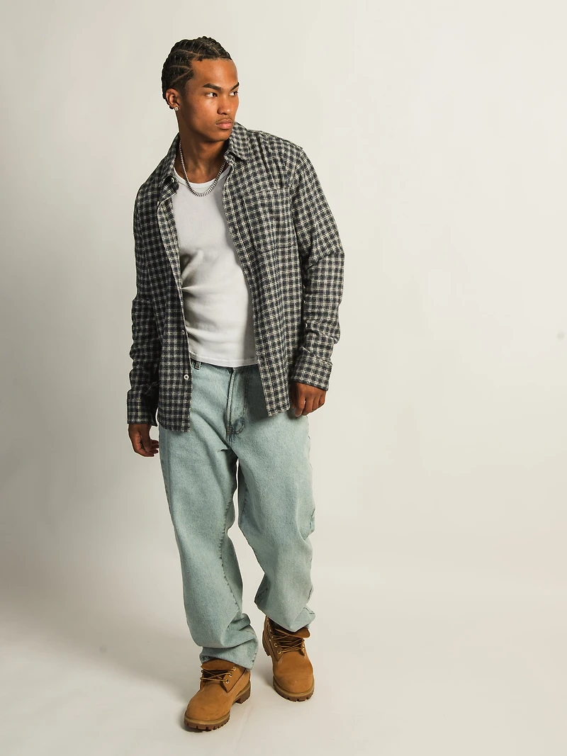 KOLBY 90S FLANNEL - BLUE