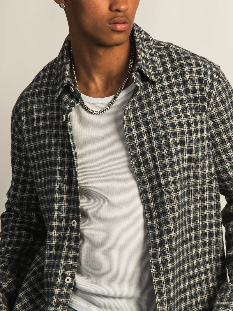 KOLBY 90S FLANNEL - BLUE