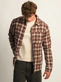 KOLBY 90S FLANELLE-BORDEAUX