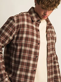 KOLBY 90S FLANELLE-BORDEAUX