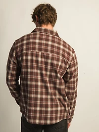 KOLBY 90S FLANELLE-BORDEAUX