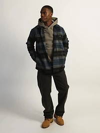 KOLBY PLAID OVERSHIRT - BLUE