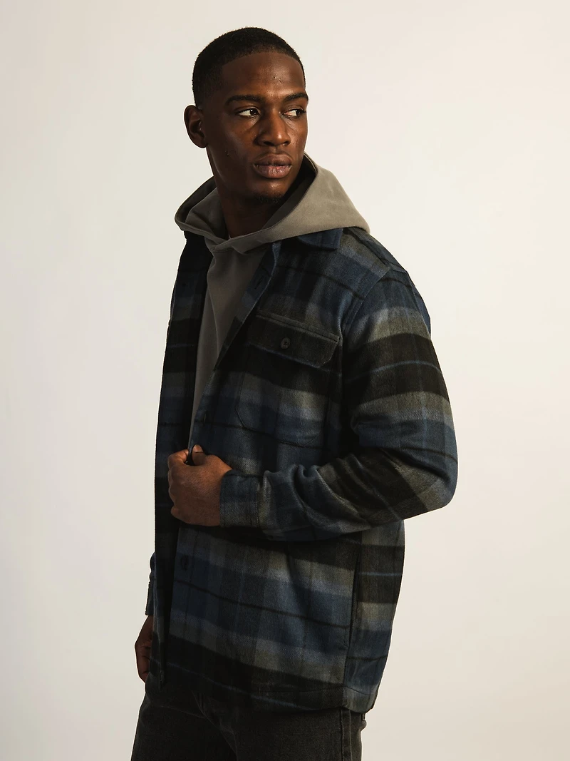 SURCHEMISE KOLBY PLAID - BLEU