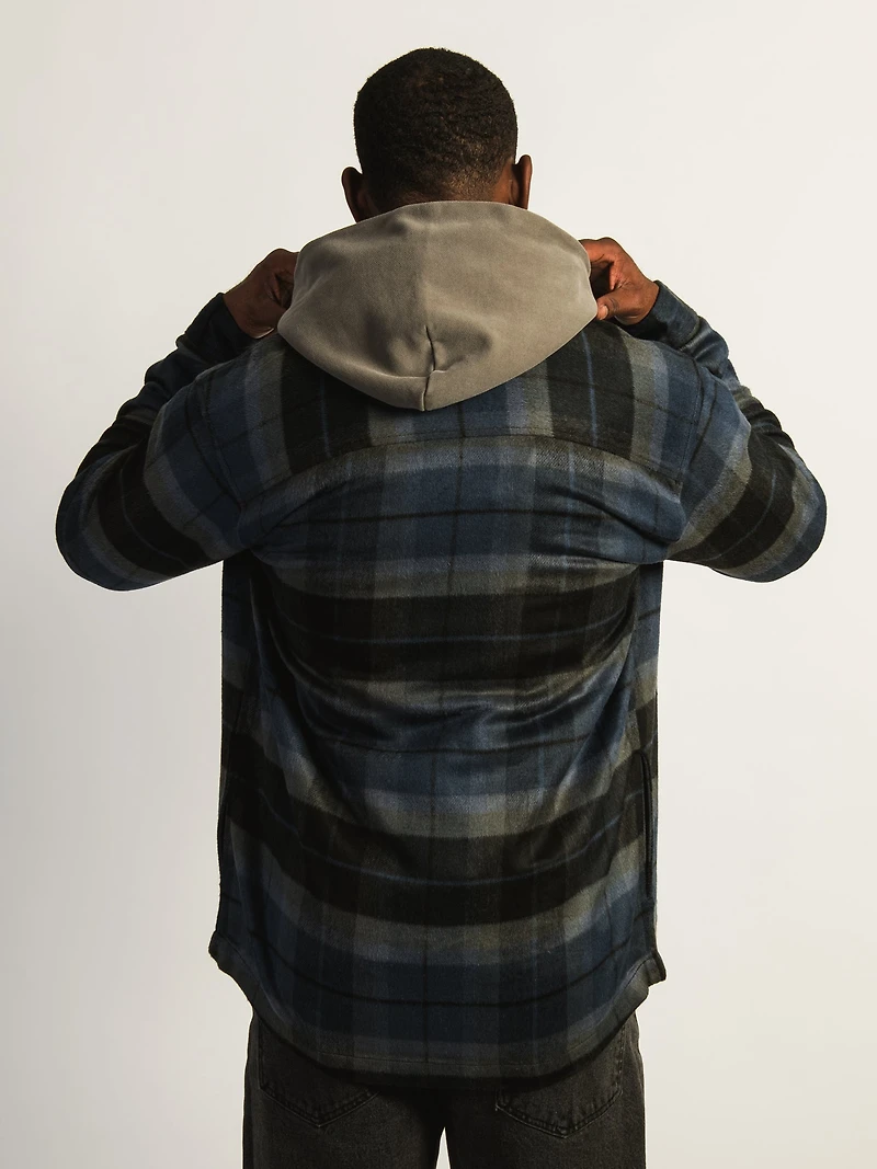 SURCHEMISE KOLBY PLAID - BLEU