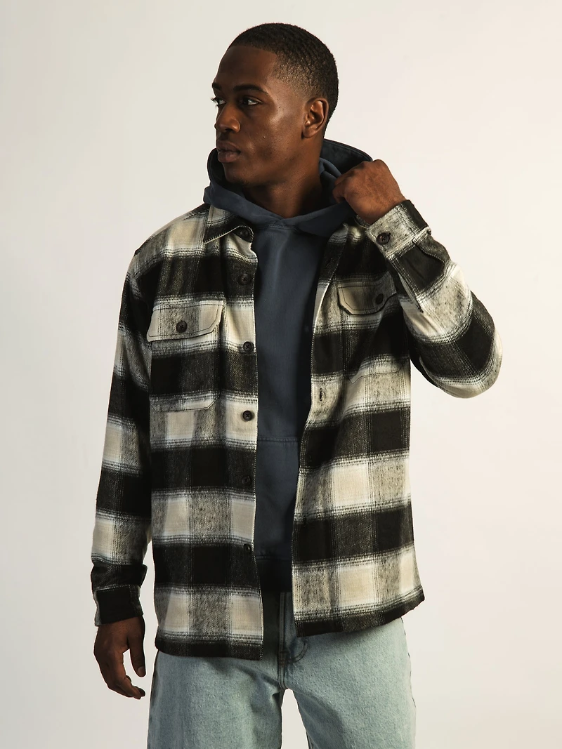 SURCHEMISE KOLBY PLAID - CRÈME