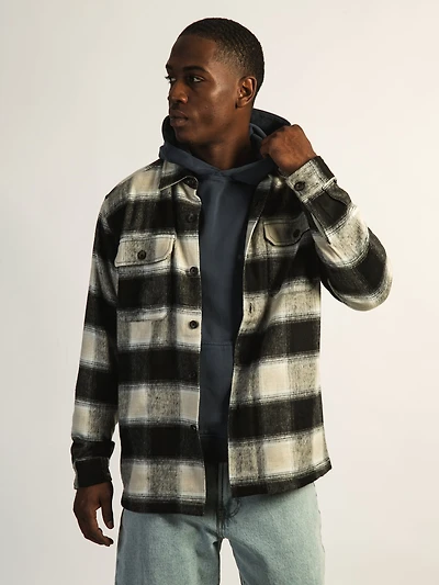 SURCHEMISE KOLBY PLAID - CRÈME