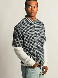 KOLBY BOXY PLAID SHIRT