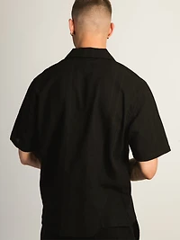 KOLBY BOXY FIT SHIRT - BLACK/NOIR