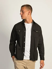 KOLBY DENIM OVERSHIRT - CLEARANCE