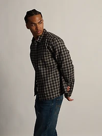 KOLBY SHORT CUT FLANNEL - BLACK