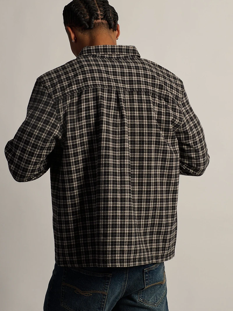 KOLBY SHORT CUT FLANNEL - BLACK