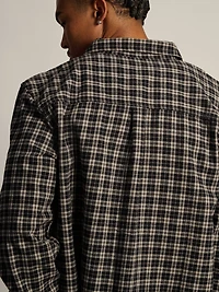 KOLBY SHORT CUT FLANNEL - BLACK