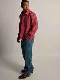 KOLBY SHORT CUT FLANNEL - RED