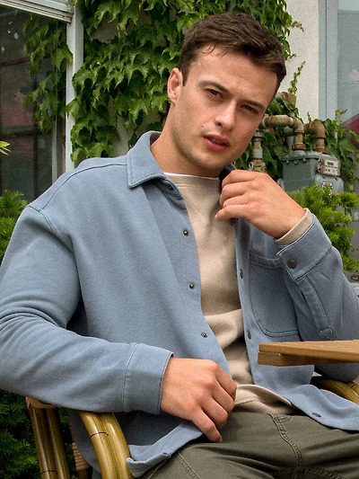 KOLBY ROGUE GARMENT DYE OVERSHIRT - CLEARANCE