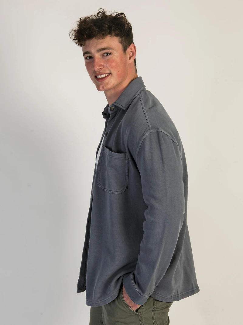 KOLBY ROGUE GARMENT DYE OVERSHIRT - CLEARANCE