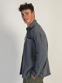 KOLBY ROGUE GARMENT DYE OVERSHIRT - CLEARANCE