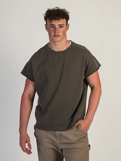KOLBY HOPPER GARMENT DYE SLEEVELESS TEE - CLEARANCE