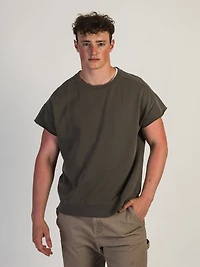 KOLBY HOPPER GARMENT DYE SLEEVELESS TEE - CLEARANCE