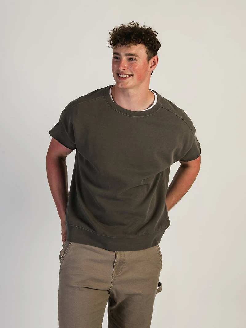 KOLBY HOPPER GARMENT DYE SLEEVELESS TEE - CLEARANCE