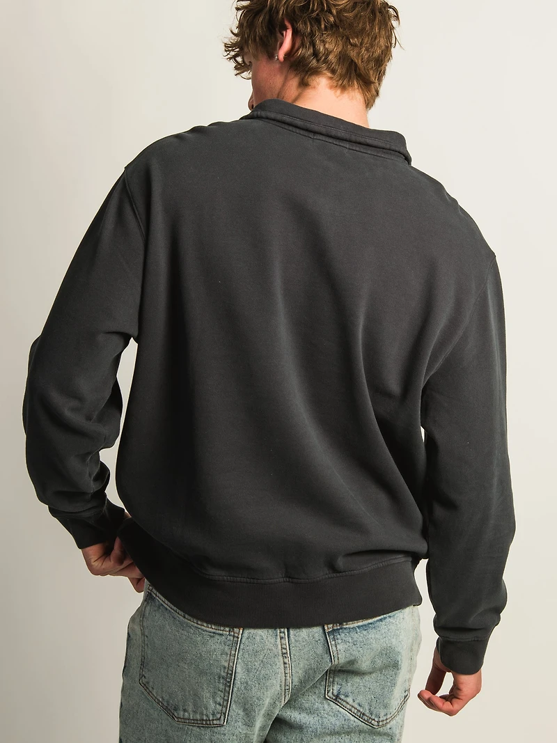 KOLBY RELAXED FIT QUARTER ZIP - NAVY