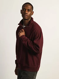 CHANDAIL KOLDY ¼ ZIP COUPE DÉCONTRACTÉE - PRUNE