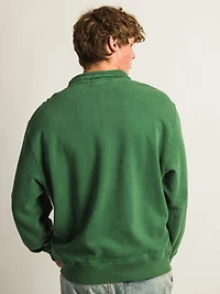 KOLBY RELAXED FIT QUARTER ZIP - PINE