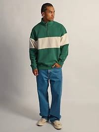 KOLBY SWEAT À CAPUCHE ZIPPÉ COUPE RELAXÉE - VERT