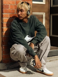 KOLBY RELAXED FIT CREW - FOREST