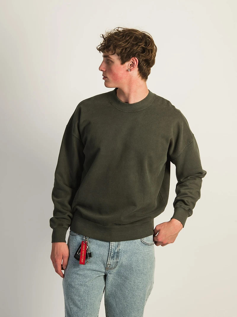KOLBY RELAXED FIT CREW - FOREST