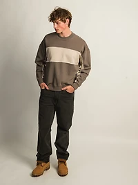 KOLBY STRIPED RELAXED CREW FIT - IRON